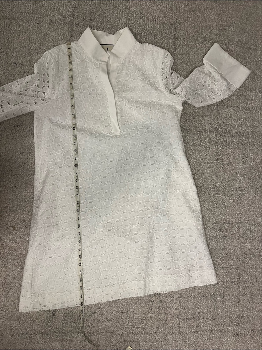 Tuckernuck White Eyelet Midi Tunic Dress - Picture 6 of 10